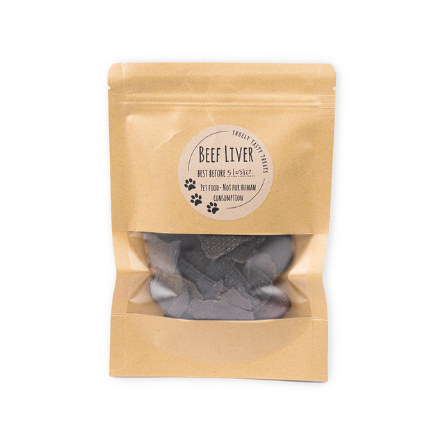 Truely Tasty Beef Liver Dog Treats 50g