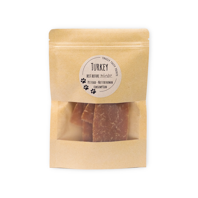 Truely Tasty Turkey Dog Treats 50g