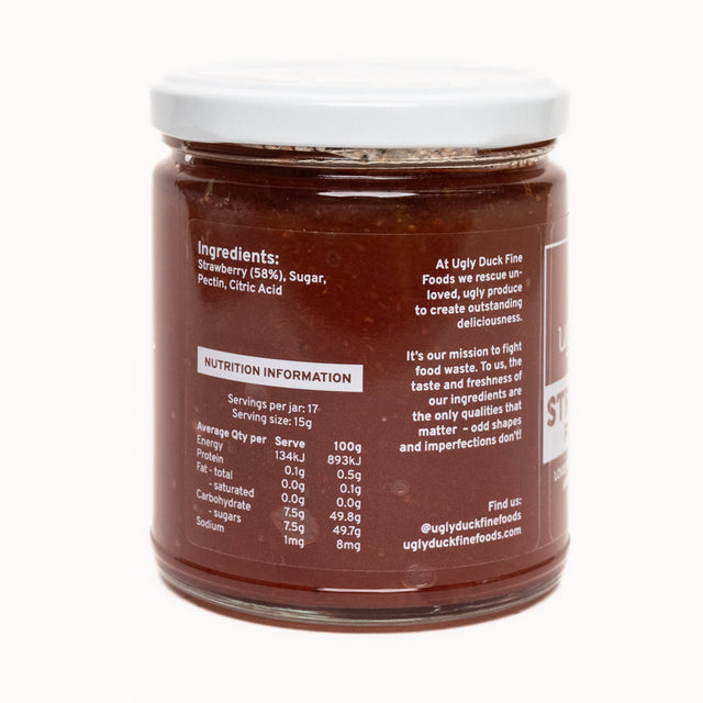 Ugly Duck Strawberry Jam 270g