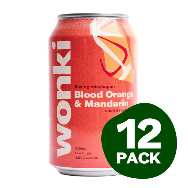 Wonki - Blood Orange & Mandarin - 12x330ml