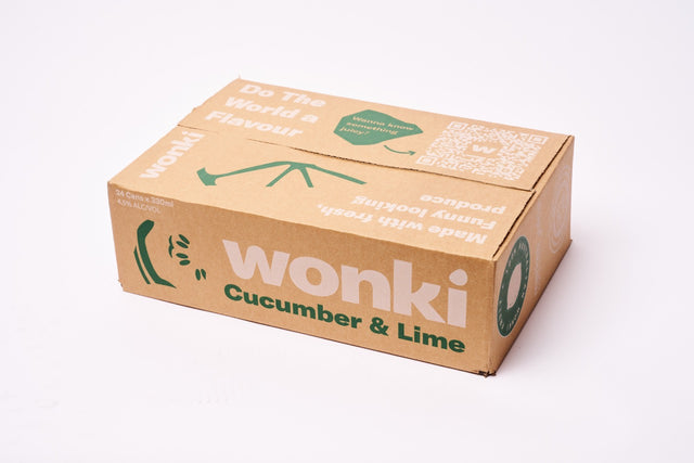 Wonki - Cucumber & Lime - 24x330mL