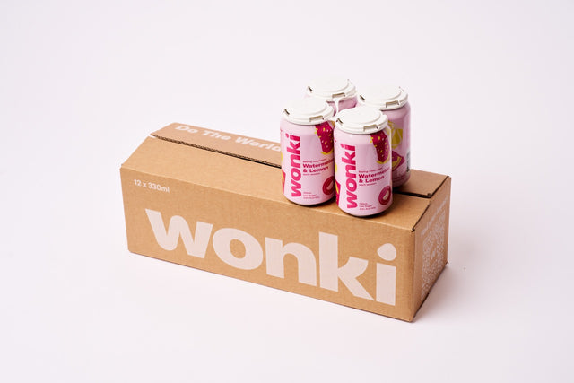 Wonki - Watermelon & Lemon - 12x330ml