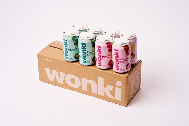 Wonki - Cucumber & Lime - 12x330ml