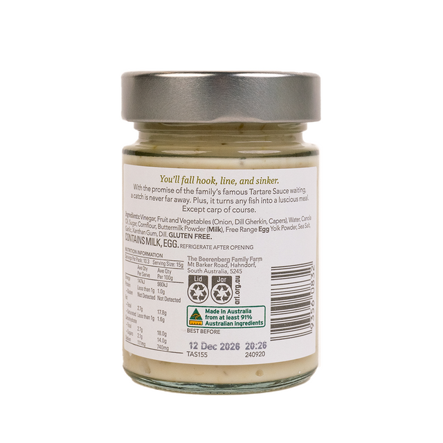 Beerenberg Tartare Sauce 155g