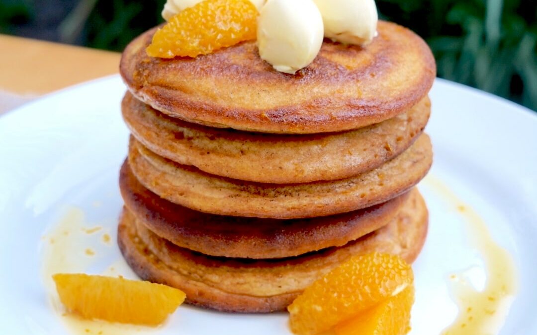 Spiced Sweet Potato Pancakes